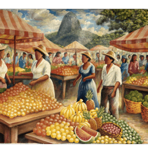 Obstmark in Rio de Janeiro